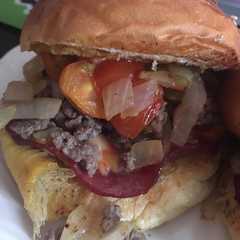 รูปของ Burger John (Roti John) simple version