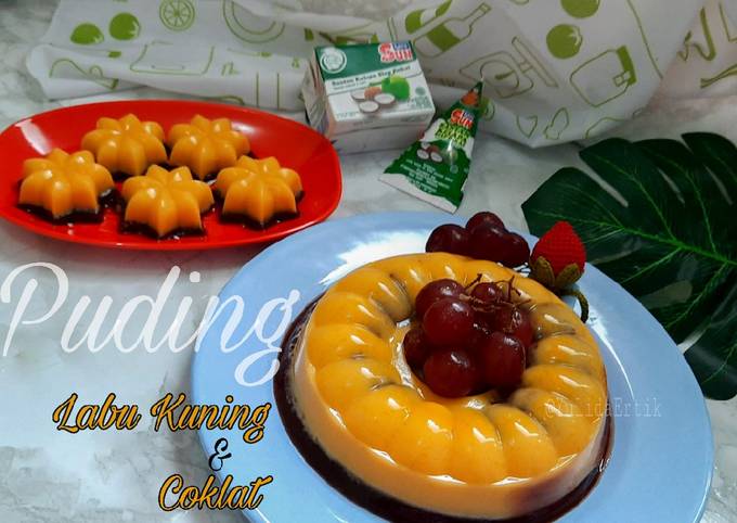 Puding Labu Kuning & Coklat