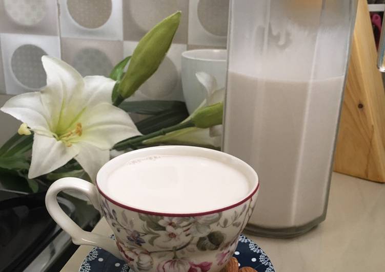 Cara Gampang Menyiapkan Almond Milk Homemade 100% Non Dairy Terenak Anti Gagal