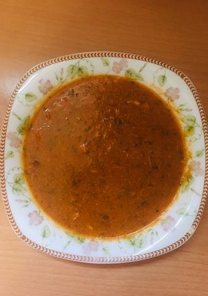 عکسی از دستور سوپ گوجه 🍅