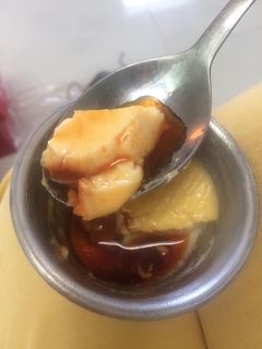 Hình của món Flan caramel.