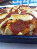 Canelones rápidos con lo que tenía en la heladera