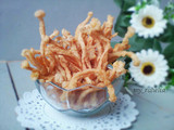Jamur enoki crispy
