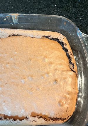 Una foto de Brownie con Nesquik