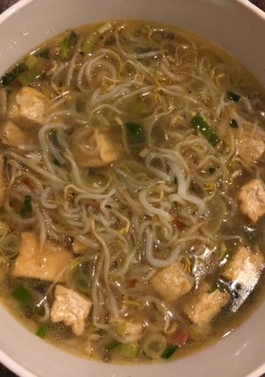 Foto resep Sup mie shirataki