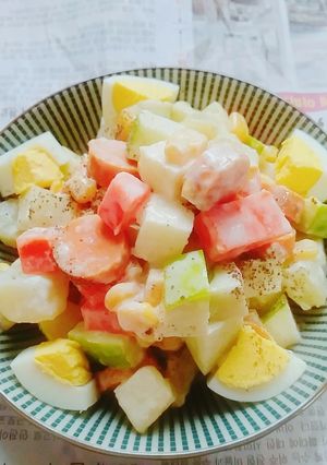 Hình của món Russia Salad.