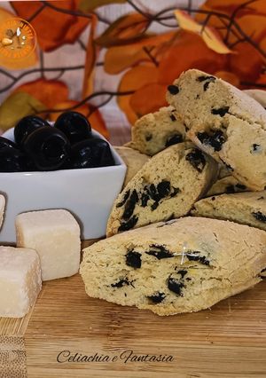 Foto di Cantucci salati con olive - Senza Glutine
