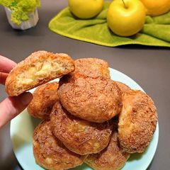 A picture of No Yeast — Amazing Apple Cottage Cheese Buns 🍏.