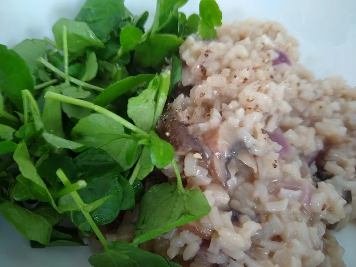 Recipe Auntie's Quick & Easy Mushroom Risotto the Perfect Delicious