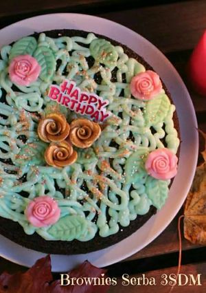 Foto resep Brownies serba 3SM (No mixer,No oven)
