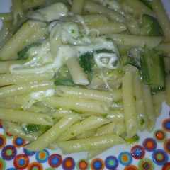 A picture of Pennette zucchine e provola.