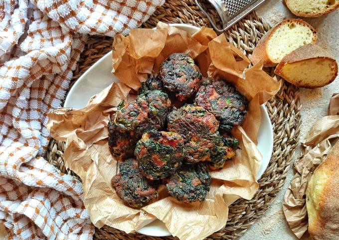 Polpette di spinaci e prosciutto