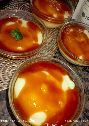 Una foto de Postre de Maizena con Leche