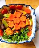 Đậu hũ xào rau củ