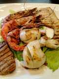 Grigliata di Gamberoni, Tonno, Pesce Spada e Seppie