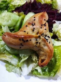 صورة لوصفة دير هذي😋 مملحات على شكل عرايش في شهر رمضان 🌜امم