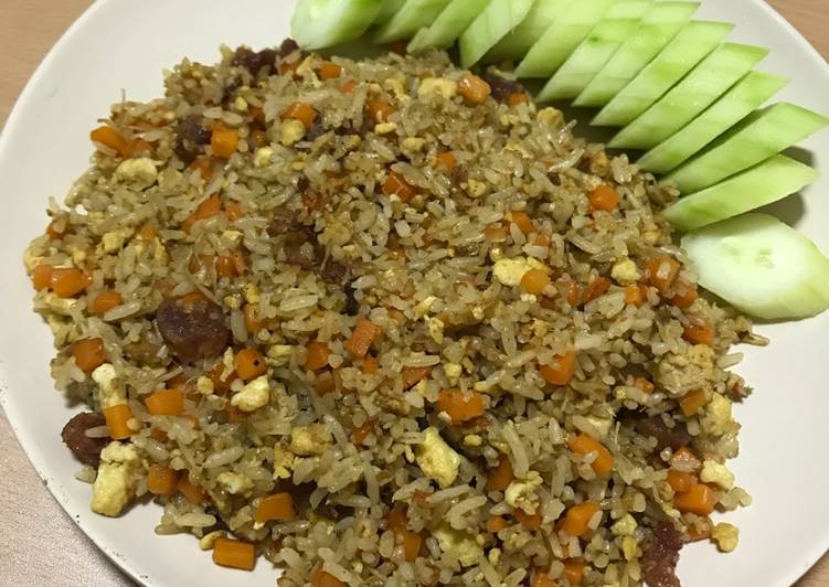 Recipe of Super Quick Homemade Egg Fried Rice