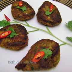 A picture of Chicken Keema Kebab.