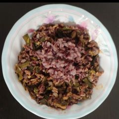 A picture of Broad beans brown rice.