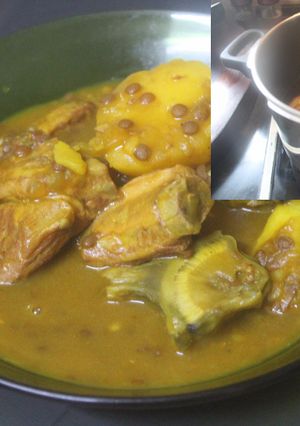 Foto principal de Lentejas con costillas y alcachofas