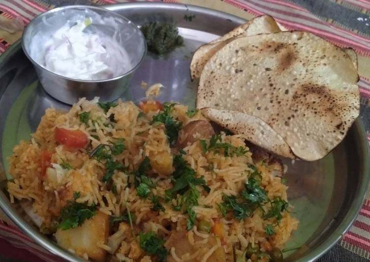Simple Way to Make Homemade Vegetable pulao