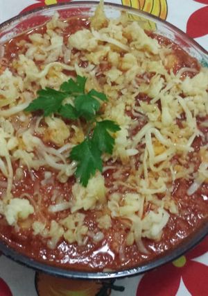 Foto de Purê de batatas com molho de calabresa