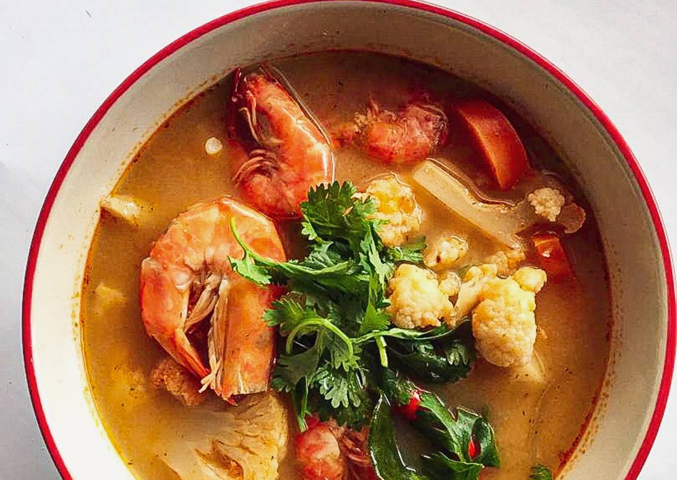 Tom Yum Padua Fish