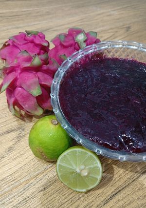 Foto resep 🟨Selai Buah Naga ▶️ (Dragon Fruit Jam)🟥 Homemade