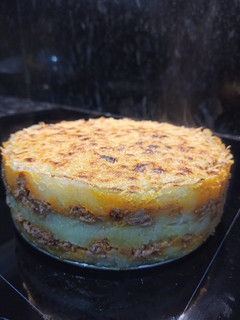 Una foto de Pastel de patata y carne