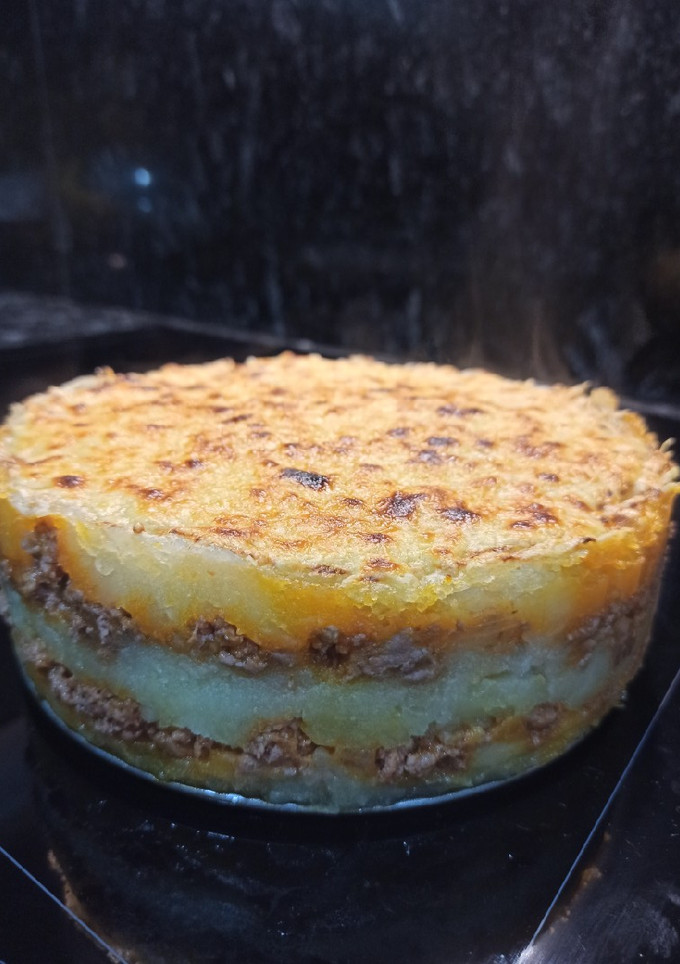 Una foto de Pastel de patata y carne