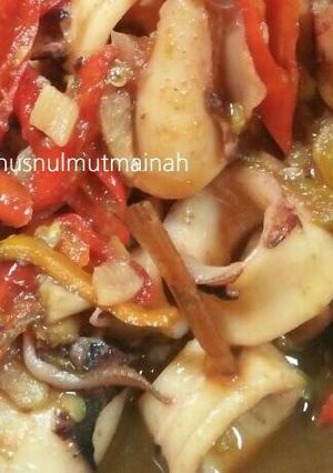 Foto resep Cumi Asem Pedes