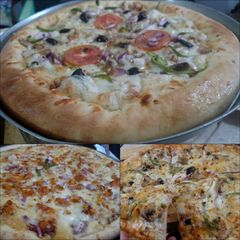 A picture of Chiken Tikka Pizza #CookpadRamadan #RamadanSpecial.