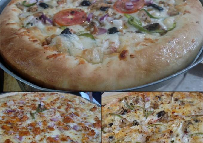Chiken Tikka Pizza #CookpadRamadan #RamadanSpecial