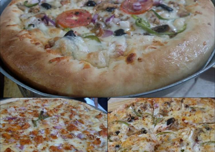 Simple Way to Prepare Award-winning Chiken Tikka Pizza #CookpadRamadan #RamadanSpecial