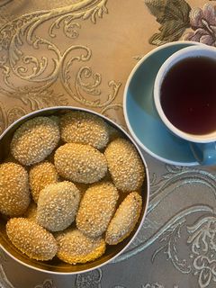 صورة لوصفة بسكويت بالسمسم