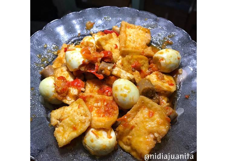 Langkah Mudah untuk Membuat Tahu puyuh balado, Sempurna