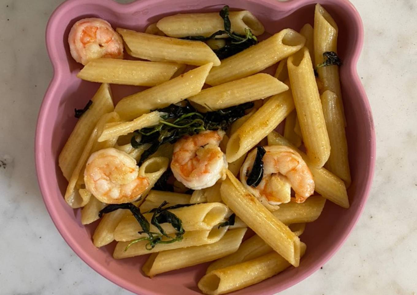 Pasta Kemangi Udang Mpasi