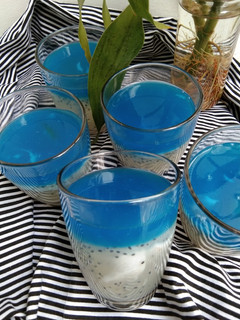 Foto resep Blue Ocean Pudding