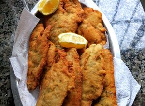 Una foto de Milanesas de Corvina