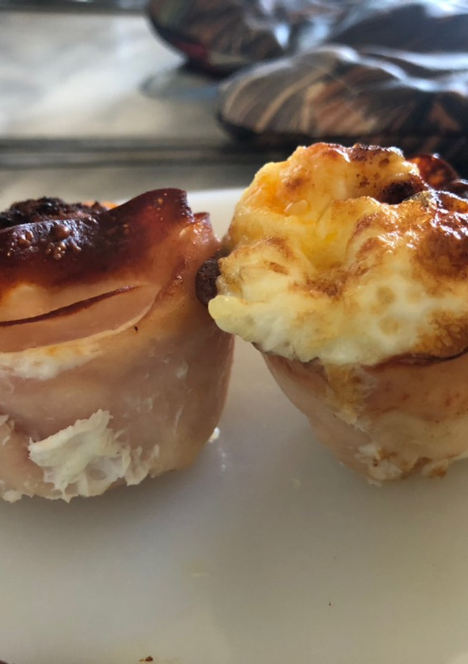 Una foto de Muffins de huevo