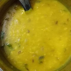 A picture of Yellow moong daal.