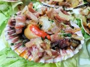 Una foto de brasas gallega