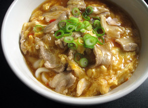 A picture of Easy Hot & Sour Soup with Udon.