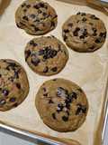 Chewy Jumbo Chocochip Cookies
