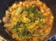 Une photo de courgettes au cumin