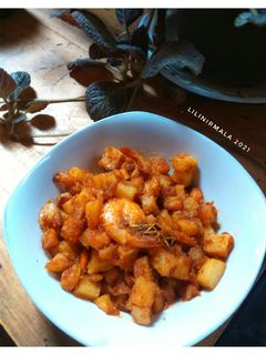 Foto resep Sambal goreng kentang udang