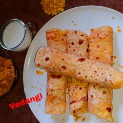 A picture of Puran Poli.