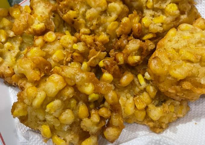 Resep Bakwan jagung crispy yang Enak