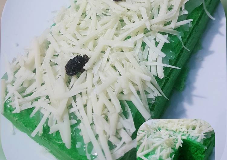 Bolu susu lembang pandan kukus