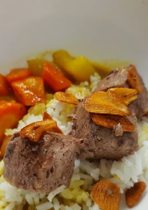 Foto resep Saikoro Beef Steak Curry